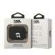 Karl Lagerfeld KLAPRUNIKK AirPods Pro cover black/black Silicone Karl Head 3D