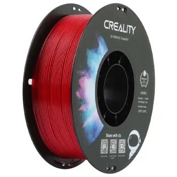 Creality CR-PETG 3D spausdintuvo plastikas 1.75 mm, 1 kg, raudonas