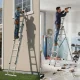 ModernHome 3x7 daugiafunkcis aliumininis sulankstomas laiptelis, 150 kg