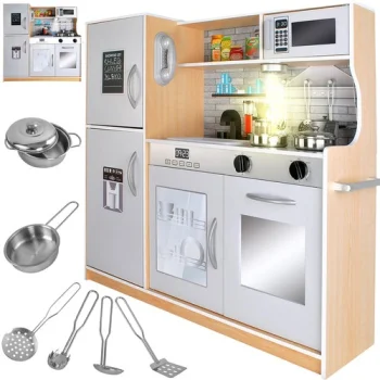Kruzzel 22115 medinė žaislinė virtuvėlė vaikams