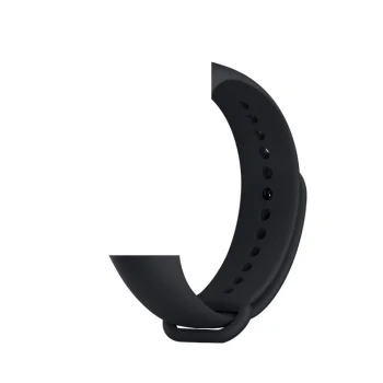 Devia Deluxe Sport silikoninis dirželis Xiaomi Mi Band 3 / Mi Band 4, juodas