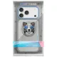 Nimmy dėklas iPhone 17 Pro telefonui Glasses Cool Dog MagSafe, pilkas