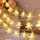 LED snaigių girlianda, 20 LED, 3m, šiltai balta