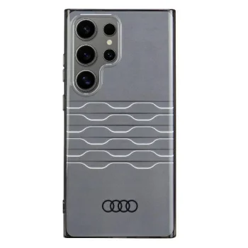 Audi IML Geometric Pattern dėklas telefonui Samsung Galaxy S24 Ultra S928, juodas