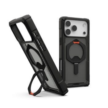 UAG Plasma XTE MagSafe dėklas iPhone 17 Pro Max telefonui, juodas / oranžinis