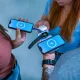 Išorinė baterija 3mk PastelUp, 10000 mAh, 22.5W, USB 1A1C, juoda