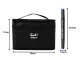 100 Dual Tip Alcohol Markers Set Art Pens with Carrying Case
