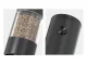 Elektrinis druskos ir pipirų malūnėlis su LED apšvietimu, juodas