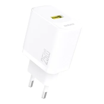 Dudao A27S 25W GaN USB-A įkroviklis - Baltas