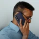 Atverčiamas dėklas Dux Ducis Skin X2, skirtas Samsung Galaxy S23+, mėlynas