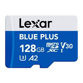 Atminties kortelė Lexar BLUE PLUS microSDXC 128 GB UHS-I V30 A2
