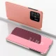Atverčiamasis dėklas Xiaomi Redmi 10C Clear View Case, rožinis