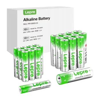Šarminių baterijų rinkinys LEPRO AA / AAA 1.5V 24 vnt. PR130003-24