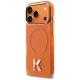 Karl Lagerfeld IML K Head Logo MagSafe dėklas iPhone 17 Pro, oranžinis