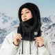 Slidinėjimo balaklava Qunature Arctic Velvet, M dydis, juoda