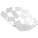 Dekoratyvinis stalo indas Alessi MT03 W Stanza dello Scirocco, baltas
