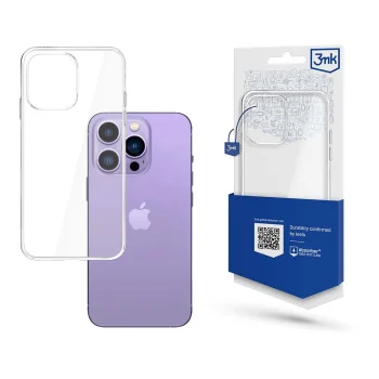 3mk Clear Case dėklas iPhone 14 Pro Max telefonui, skaidrus