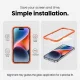 Apsauginis stiklas Tech-Protect Easy Set+ iPhone 18 Pro ekranui ir kamerai (2+1 vnt.)