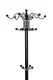 ModernHome pastatoma metalinė drabužių pakaba su 16 kabliukų, 172 cm