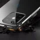 Skaidrus TPU dėklas Xiaomi Mi 11 su raudonu galvanizuotu rėmeliu