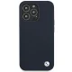 BMW Silicone Signature dėklas, skirtas iPhone 13 Pro Max, tamsiai mėlynas