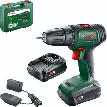 Akumuliatorinis gręžtuvas-suktuvas Bosch UniversalDrill 18V, 2x 1.5 Ah