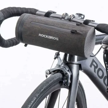 Vandeniui atsparus dviračio krepšys ant vairo Rockbros AS-051, 2L, juodas