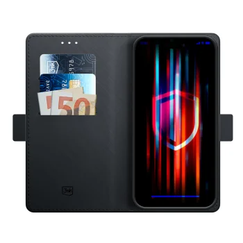 3mk Protection iPhone 14 Plus atverčiamasis dėklas, juodas