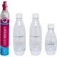 SodaStream Terra gazuoto vandens aparatas su balionu ir 3 buteliukais, baltas