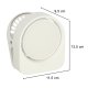 Clip-On Reading Light, White