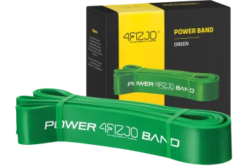 4Fizjo pasipriešinimo guma Power Band 27-36 kg, žalia