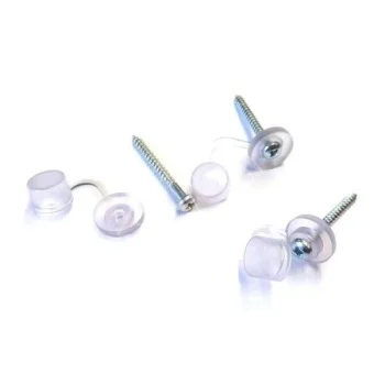 Fastening Screws for Wood with Gasket and Cap 4.5 x 50 mm, 100 pcs