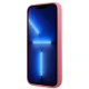 Karl Lagerfeld Silicone Plaque Case for iPhone 13 Pro / 13, Fuchsia