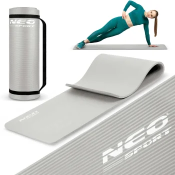Neo-Sport Exercise Mat 183 x 60 cm, Grey