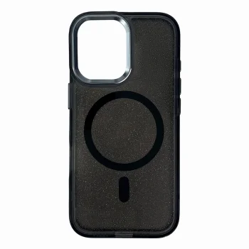 Glitter Case for Samsung Galaxy A57 with MagSafe Support, Black