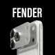 PanzerGlass Fender kameros apsauginis stiklas iPhone 17 Pro Max - sidabrinis
