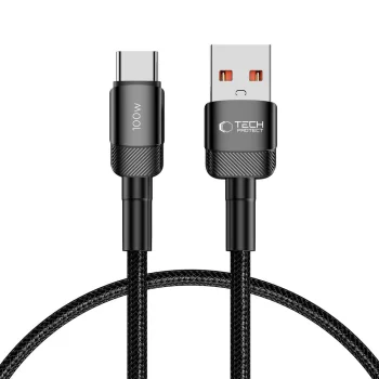 Laidas Tech-Protect UltraBoost Evo USB-C / USB-A 100W 5A, 0.5 m, juodas