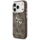 Dėklas Guess 4G Big 4G Classic Logo, skirtas iPhone 17 Pro, rudas / sidabrinis