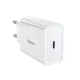 Baseus Speed Mini USB-C 20W greitasis tinklo įkroviklis, baltas