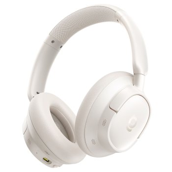 Belaidės ausinės Baseus Bass BH1 NC, kreminės baltos spalvos