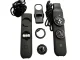 5-in-1 Survival Whistle with Compass Flashlight Thermometer, Black