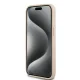 DKNY dėklas „iPhone 15“ telefonui „Mono Stripe & Metal Logo“, rožinis