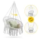 BOHO Hanging Swing Chair for Garden and Home, Grey