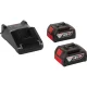 Akumuliatorinis perforatorius Bosch GBH 18V-22, 18 V, SDS-plus (2x 4.0 Ah)