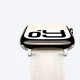 AmazingThing Class Band odinis dirželis Apple Watch 45 / 46 / 49 mm, šviesiai smėlinis