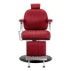 Barber Chair Gabbiano Elias, Burgundy Red