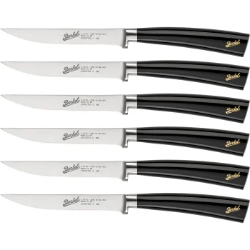 Berkel Elegance kepsnio peilių rinkinys, 6 vnt., 11 cm, juodas