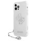 Guess 4G Charms dėklas iPhone 12 Pro Max, skaidrus