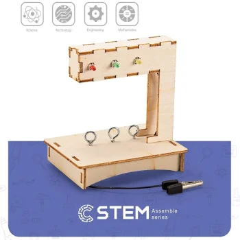 Medinis konstruktorius Šviesoforas, STEM edukacinis žaislas
