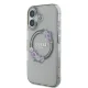 Guess IML Flowers Wreath MagSafe case for iPhone 16 - black